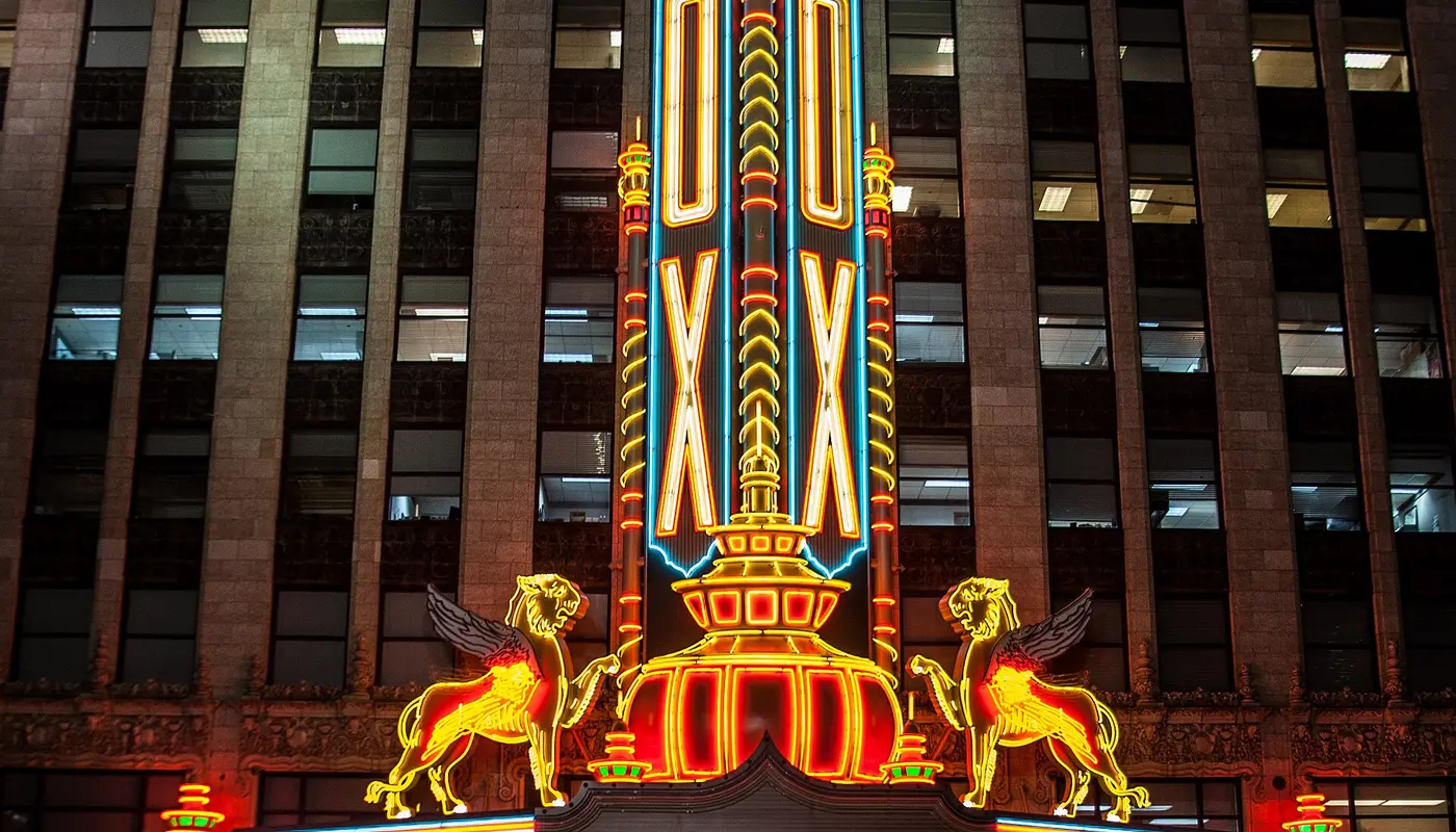Fox Theatre at Night